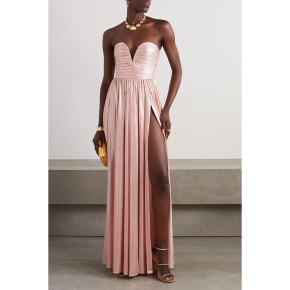 Retrofete MADELEINE Maxi Dress pink Large - Picture 5 of 11